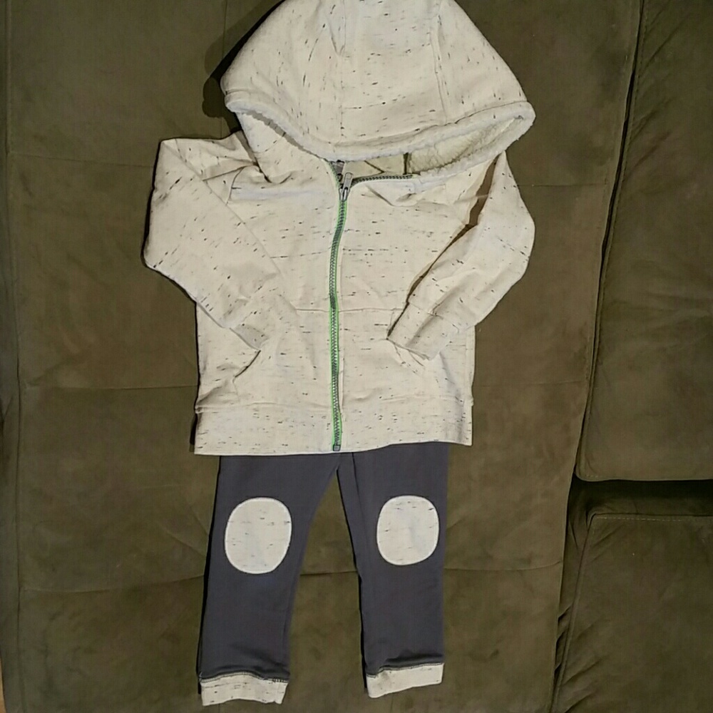 Jarvis Archer 4T Gray Pants and Matching Hoodie